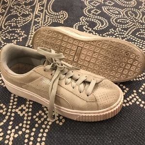 Puma suede sneakers
